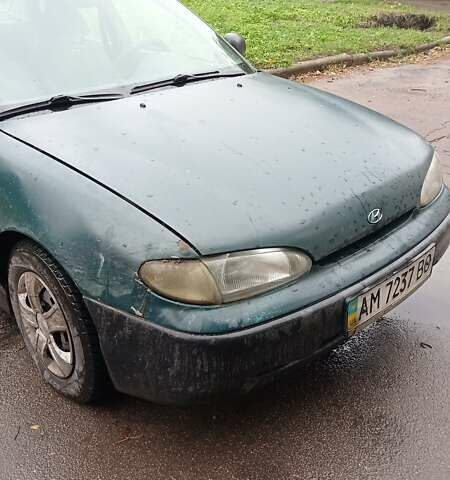 Зеленый Хендай Акцент, объемом двигателя 1.5 л и пробегом 250 тыс. км за 1050 $, фото 1 на Automoto.ua