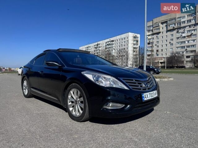 Черный Хендай Азера, объемом двигателя 3 л и пробегом 182 тыс. км за 11200 $, фото 1 на Automoto.ua