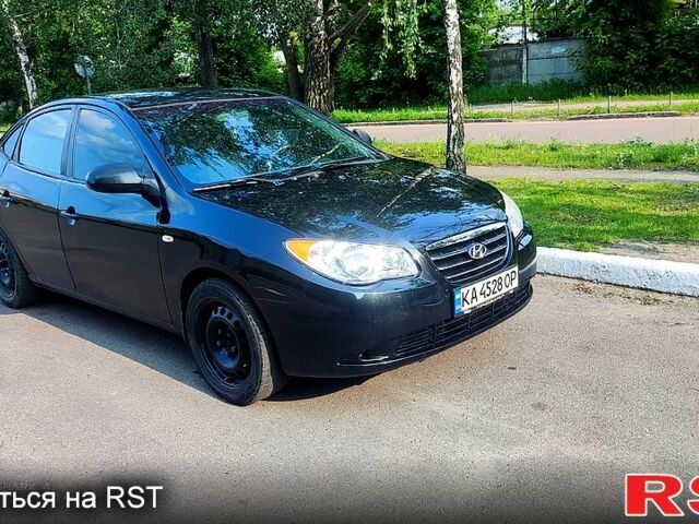 Черный Хендай Элантра, объемом двигателя 1.6 л и пробегом 253 тыс. км за 5100 $, фото 1 на Automoto.ua