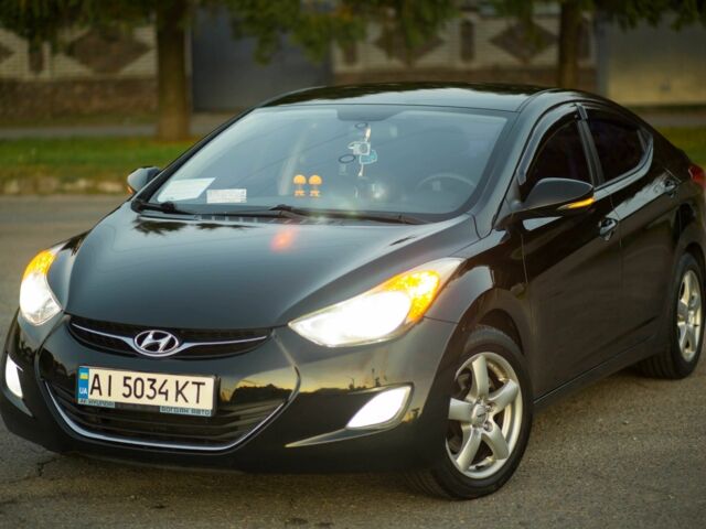 Черный Хендай Элантра, объемом двигателя 1.6 л и пробегом 149 тыс. км за 8350 $, фото 1 на Automoto.ua