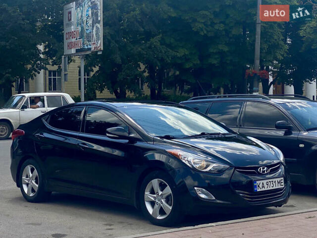 Черный Хендай Элантра, объемом двигателя 1.8 л и пробегом 160 тыс. км за 9450 $, фото 1 на Automoto.ua