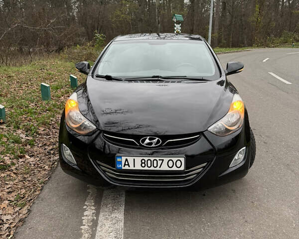 Черный Хендай Элантра, объемом двигателя 1.8 л и пробегом 140 тыс. км за 10900 $, фото 1 на Automoto.ua