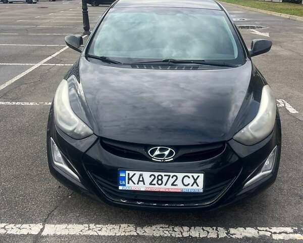 Черный Хендай Элантра, объемом двигателя 1.8 л и пробегом 189 тыс. км за 8800 $, фото 1 на Automoto.ua