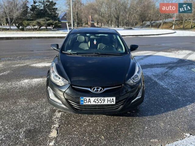 Чорний Хендай Елантра, об'ємом двигуна 2 л та пробігом 183 тис. км за 8800 $, фото 1 на Automoto.ua