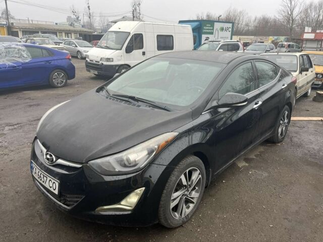 Черный Хендай Элантра, объемом двигателя 1.8 л и пробегом 170 тыс. км за 3500 $, фото 1 на Automoto.ua