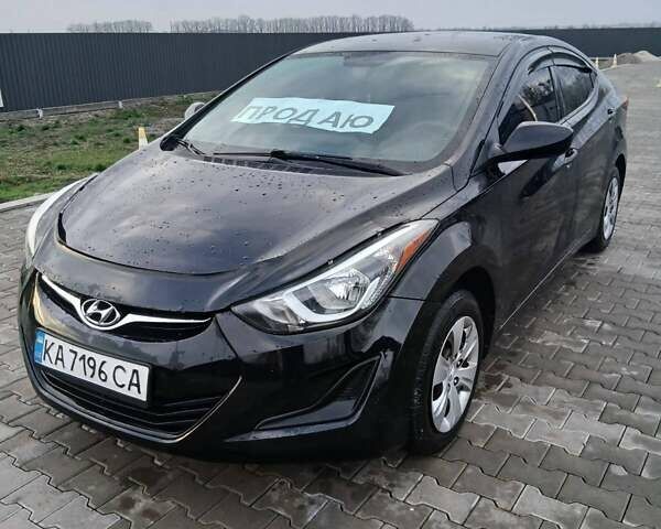 Черный Хендай Элантра, объемом двигателя 1.8 л и пробегом 268 тыс. км за 8500 $, фото 1 на Automoto.ua