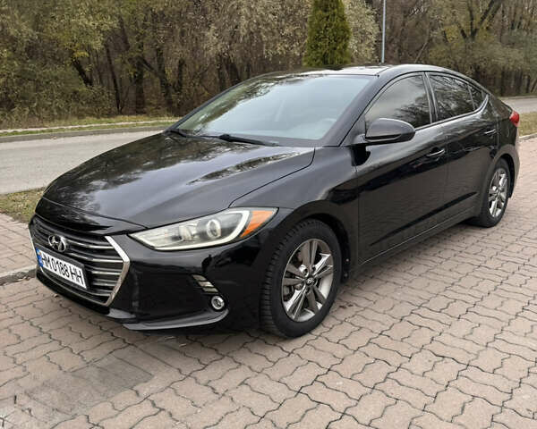 Черный Хендай Элантра, объемом двигателя 1.8 л и пробегом 90 тыс. км за 12000 $, фото 1 на Automoto.ua