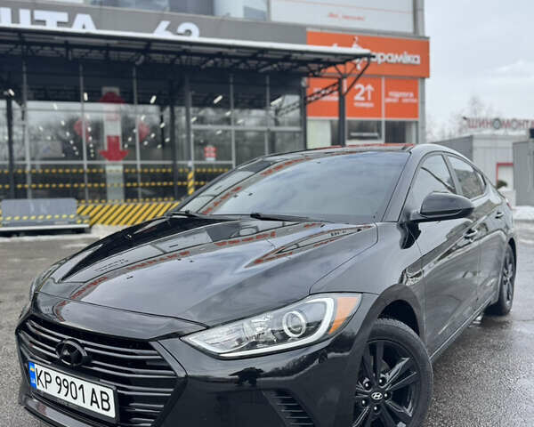 Черный Хендай Элантра, объемом двигателя 2 л и пробегом 126 тыс. км за 12500 $, фото 1 на Automoto.ua