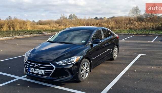Черный Хендай Элантра, объемом двигателя 2 л и пробегом 75 тыс. км за 12500 $, фото 1 на Automoto.ua