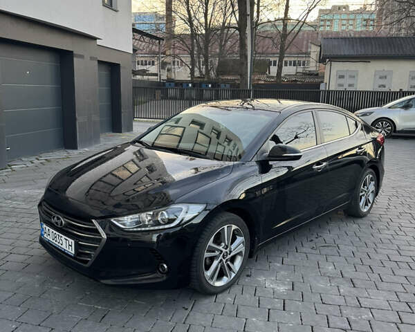 Чорний Хендай Елантра, об'ємом двигуна 2 л та пробігом 108 тис. км за 14900 $, фото 1 на Automoto.ua
