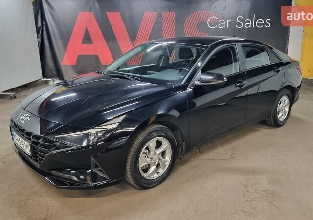 Черный Хендай Элантра, объемом двигателя 1.59 л и пробегом 55 тыс. км за 17900 $, фото 1 на Automoto.ua