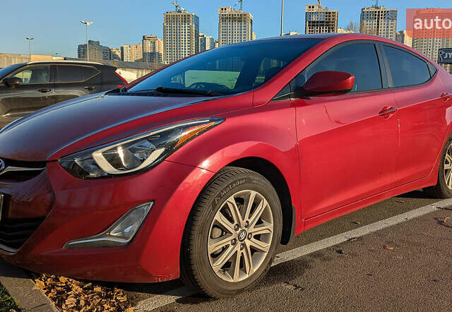 Красный Хендай Элантра, объемом двигателя 1.8 л и пробегом 214 тыс. км за 8400 $, фото 1 на Automoto.ua