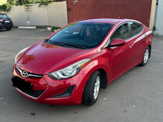 Красный Хендай Элантра, объемом двигателя 1.8 л и пробегом 217 тыс. км за 8700 $, фото 1 на Automoto.ua