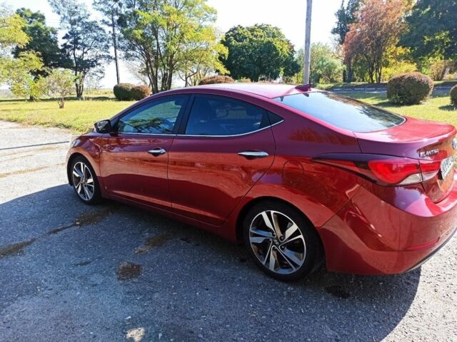 Красный Хендай Элантра, объемом двигателя 1.8 л и пробегом 178 тыс. км за 7500 $, фото 1 на Automoto.ua