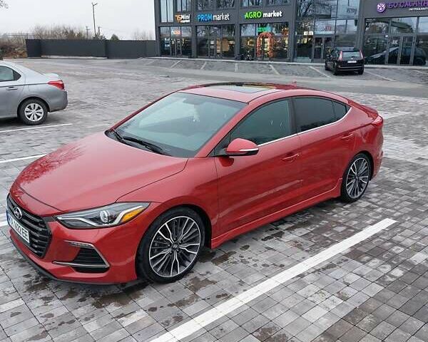 Красный Хендай Элантра, объемом двигателя 1.6 л и пробегом 94 тыс. км за 13400 $, фото 1 на Automoto.ua