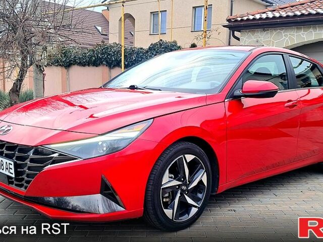 Красный Хендай Элантра, объемом двигателя 2 л и пробегом 77 тыс. км за 19300 $, фото 1 на Automoto.ua