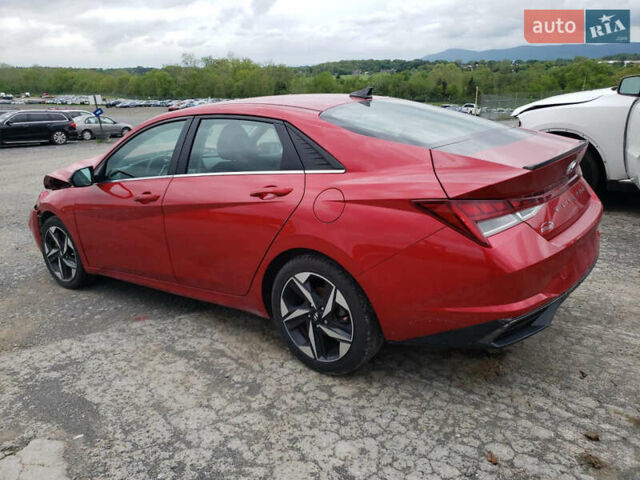 Червоний Хендай Елантра, об'ємом двигуна 2 л та пробігом 51 тис. км за 12500 $, фото 1 на Automoto.ua
