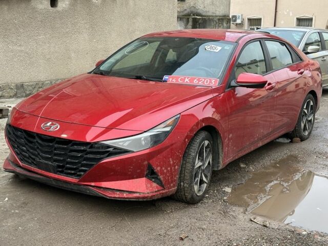 Красный Хендай Элантра, объемом двигателя 2 л и пробегом 81 тыс. км за 11500 $, фото 1 на Automoto.ua