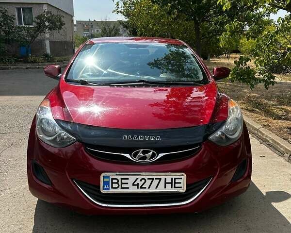 Красный Хендай Элантра, объемом двигателя 1.8 л и пробегом 190 тыс. км за 7300 $, фото 1 на Automoto.ua