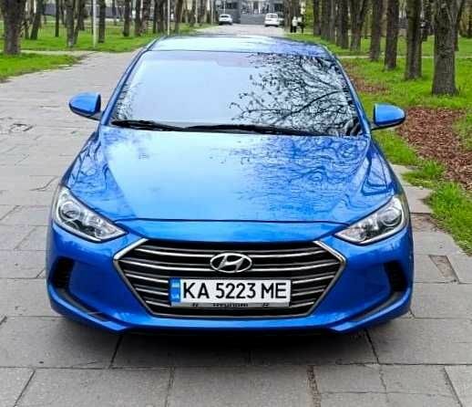 Синий Хендай Элантра, объемом двигателя 2 л и пробегом 190 тыс. км за 10700 $, фото 1 на Automoto.ua