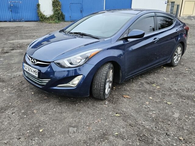 Синий Хендай Элантра, объемом двигателя 1.8 л и пробегом 169 тыс. км за 8250 $, фото 1 на Automoto.ua
