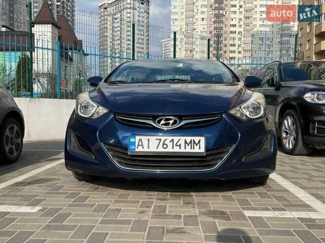 Синий Хендай Элантра, объемом двигателя 1.8 л и пробегом 176 тыс. км за 9000 $, фото 1 на Automoto.ua