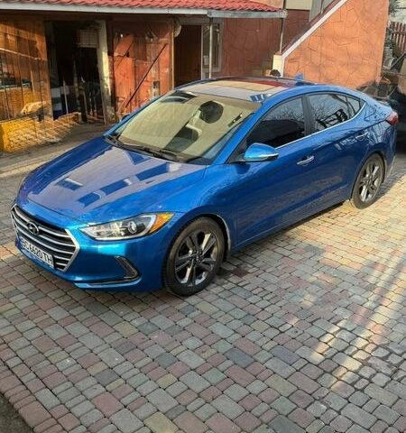 Синий Хендай Элантра, объемом двигателя 2 л и пробегом 127 тыс. км за 12100 $, фото 1 на Automoto.ua