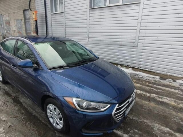 Синий Хендай Элантра, объемом двигателя 2 л и пробегом 65 тыс. км за 11000 $, фото 1 на Automoto.ua