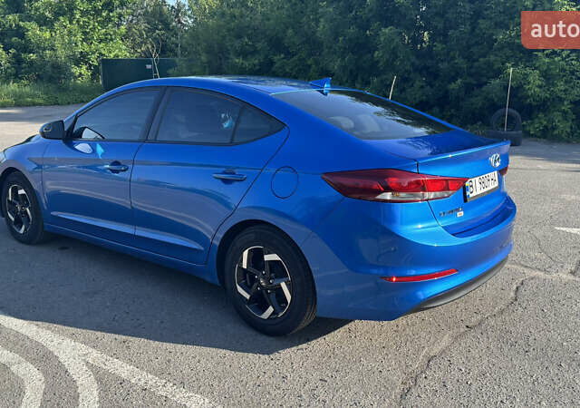 Синій Хендай Елантра, об'ємом двигуна 2 л та пробігом 207 тис. км за 10200 $, фото 1 на Automoto.ua