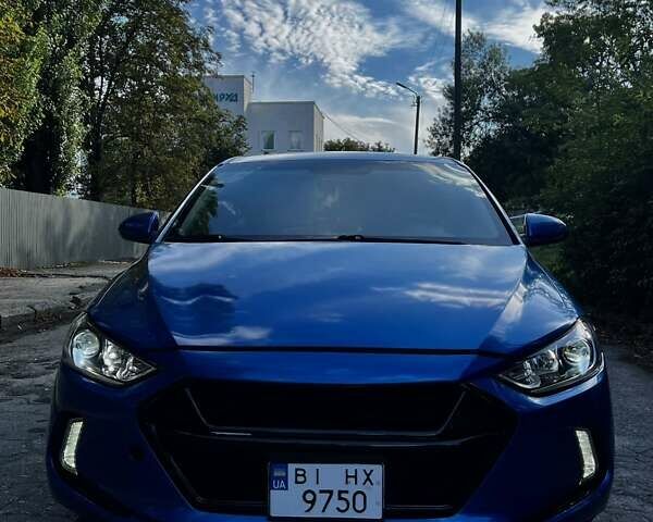 Синій Хендай Елантра, об'ємом двигуна 2 л та пробігом 168 тис. км за 11500 $, фото 1 на Automoto.ua