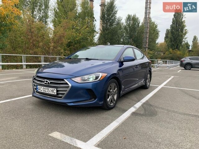 Синій Хендай Елантра, об'ємом двигуна 2 л та пробігом 155 тис. км за 8950 $, фото 1 на Automoto.ua