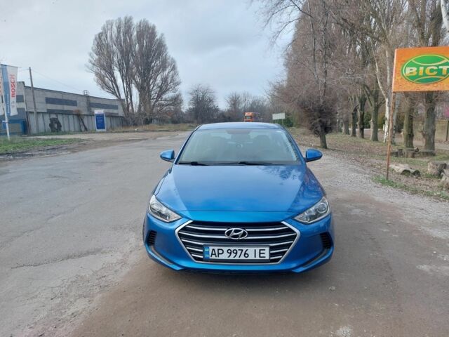 Синий Хендай Элантра, объемом двигателя 2 л и пробегом 80 тыс. км за 10500 $, фото 1 на Automoto.ua