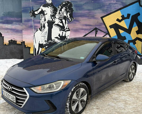 Синій Хендай Елантра, об'ємом двигуна 2 л та пробігом 245 тис. км за 9500 $, фото 1 на Automoto.ua