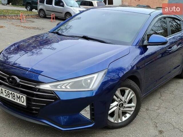 Синий Хендай Элантра, объемом двигателя 2 л и пробегом 68 тыс. км за 14300 $, фото 1 на Automoto.ua