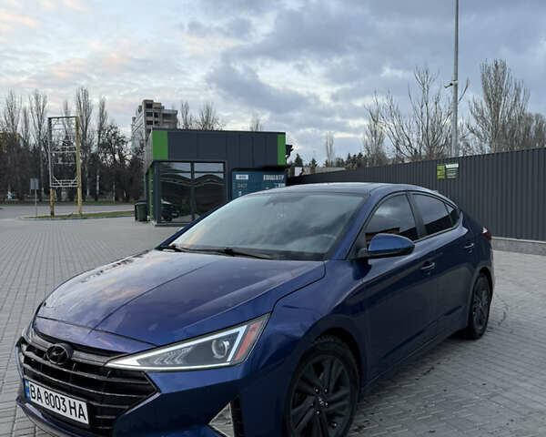 Синий Хендай Элантра, объемом двигателя 2 л и пробегом 73 тыс. км за 16500 $, фото 1 на Automoto.ua