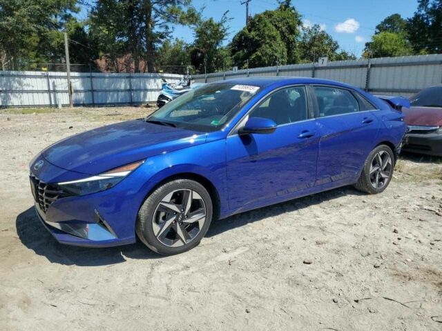 Синий Хендай Элантра, объемом двигателя 1.6 л и пробегом 54 тыс. км за 5100 $, фото 1 на Automoto.ua