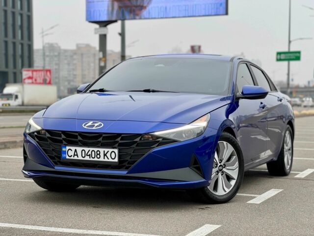 Синий Хендай Элантра, объемом двигателя 2 л и пробегом 109 тыс. км за 16500 $, фото 1 на Automoto.ua