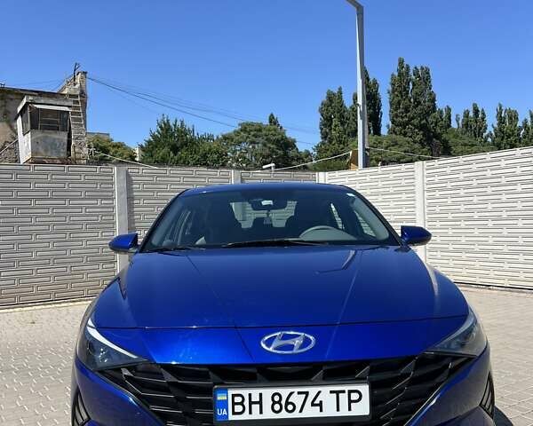 Синий Хендай Элантра, объемом двигателя 2 л и пробегом 39 тыс. км за 19500 $, фото 1 на Automoto.ua