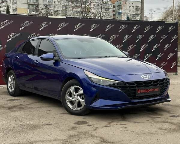Синій Хендай Елантра, об'ємом двигуна 2 л та пробігом 120 тис. км за 15000 $, фото 1 на Automoto.ua