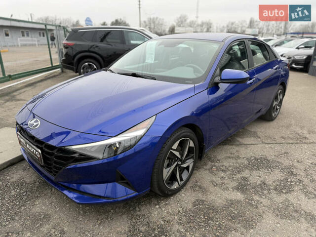 Синий Хендай Элантра, объемом двигателя 2 л и пробегом 28 тыс. км за 19490 $, фото 1 на Automoto.ua