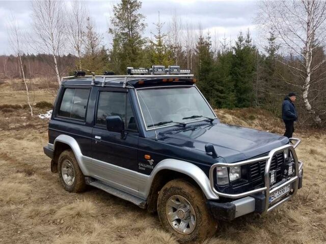 Синий Хендай Галлопер, объемом двигателя 3 л и пробегом 165 тыс. км за 6300 $, фото 1 на Automoto.ua