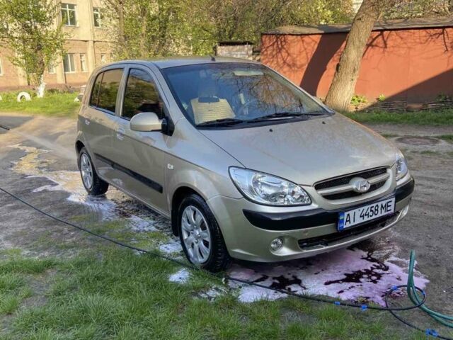 Бежевий Хендай Гетц, об'ємом двигуна 1.4 л та пробігом 89 тис. км за 5800 $, фото 1 на Automoto.ua
