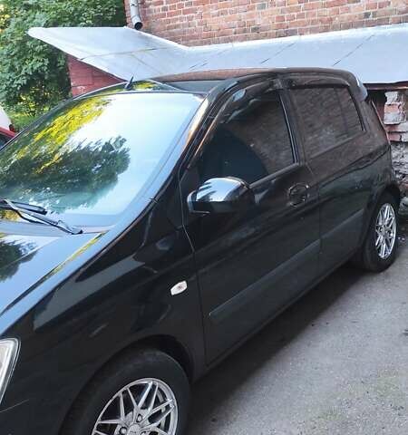 Черный Хендай Гетц, объемом двигателя 1.09 л и пробегом 157 тыс. км за 3800 $, фото 1 на Automoto.ua