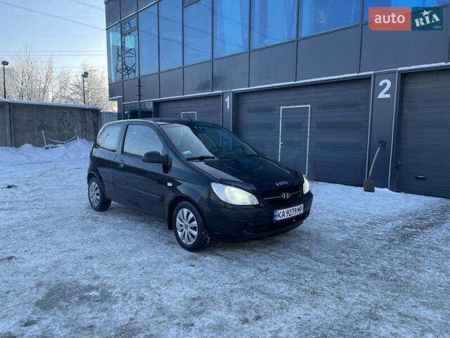 Черный Хендай Гетц, объемом двигателя 1.09 л и пробегом 230 тыс. км за 2999 $, фото 1 на Automoto.ua
