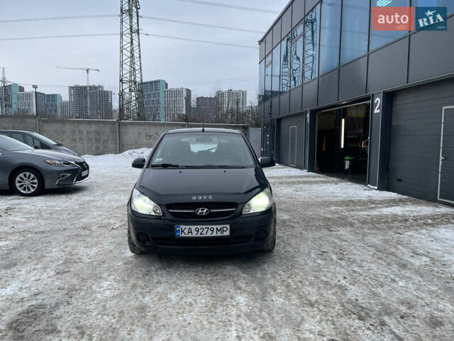 Черный Хендай Гетц, объемом двигателя 1.09 л и пробегом 200 тыс. км за 2750 $, фото 1 на Automoto.ua