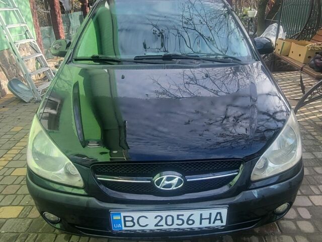 Черный Хендай Гетц, объемом двигателя 1.6 л и пробегом 164 тыс. км за 3900 $, фото 1 на Automoto.ua