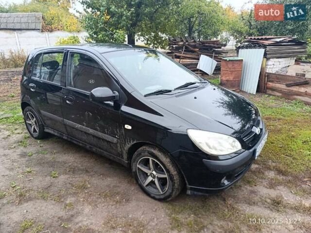 Чорний Хендай Гетц, об'ємом двигуна 1.49 л та пробігом 227 тис. км за 4300 $, фото 1 на Automoto.ua