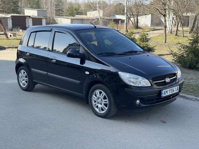 Черный Хендай Гетц, объемом двигателя 1.5 л и пробегом 260 тыс. км за 3900 $, фото 1 на Automoto.ua