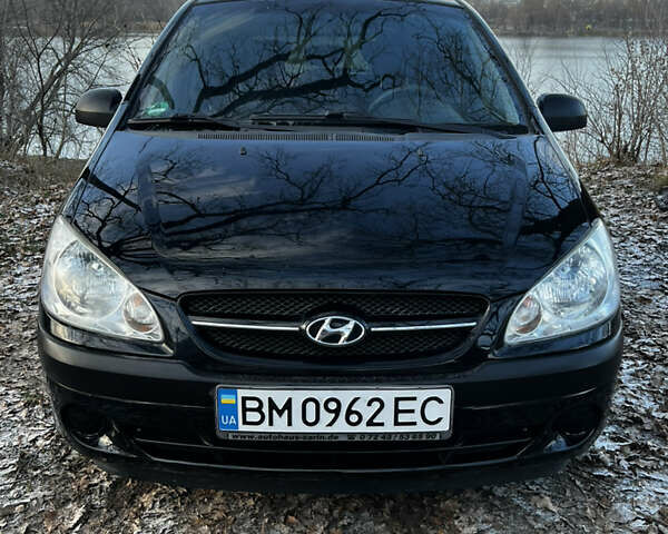 Черный Хендай Гетц, объемом двигателя 1.1 л и пробегом 138 тыс. км за 4500 $, фото 1 на Automoto.ua