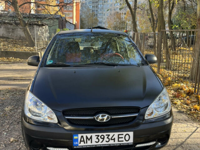 Чорний Хендай Гетц, об'ємом двигуна 1.09 л та пробігом 160 тис. км за 3700 $, фото 1 на Automoto.ua